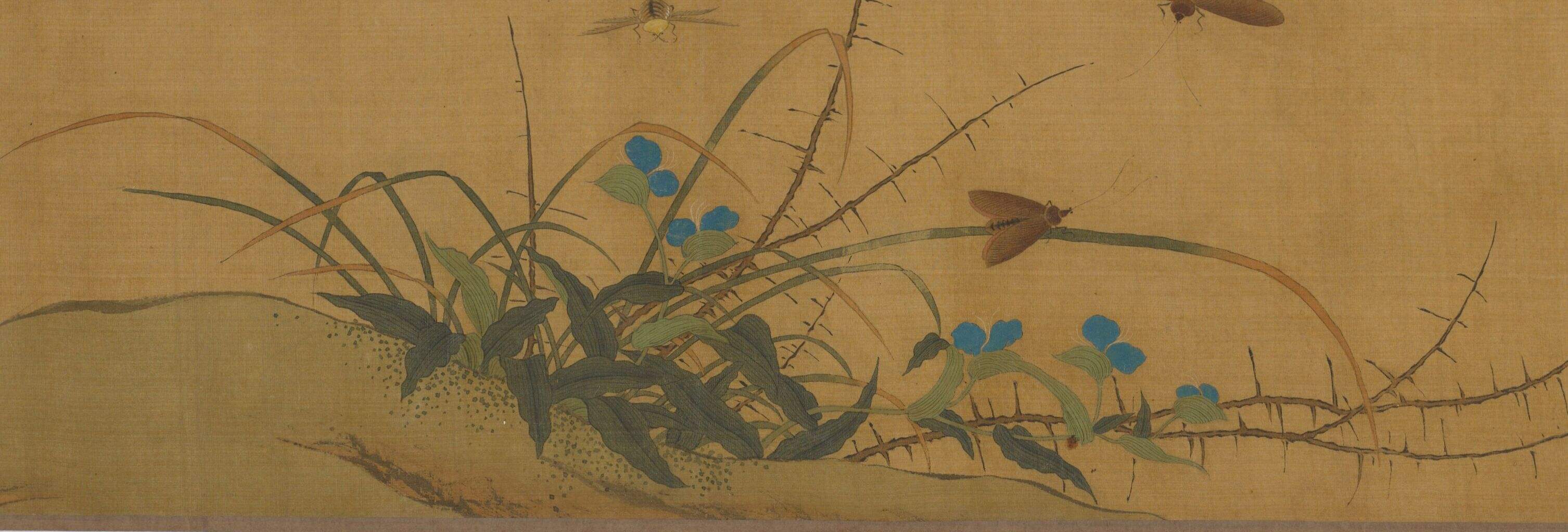 翠竹草虫图卷缩略图