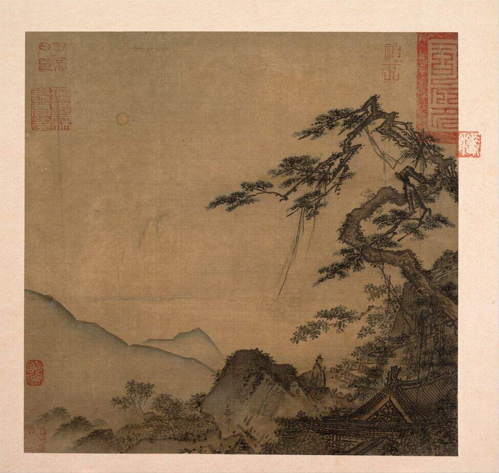 长松山水图缩略图