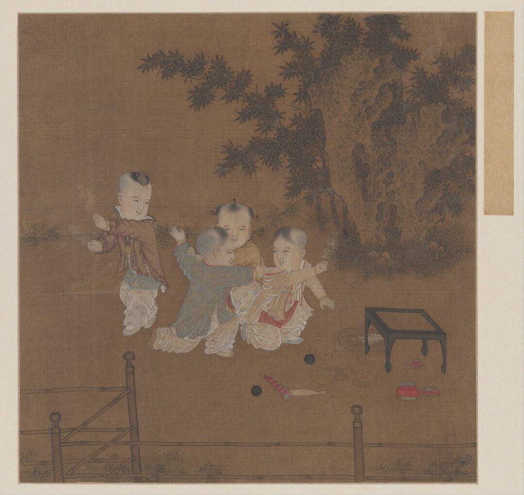 小庭婴戏图缩略图