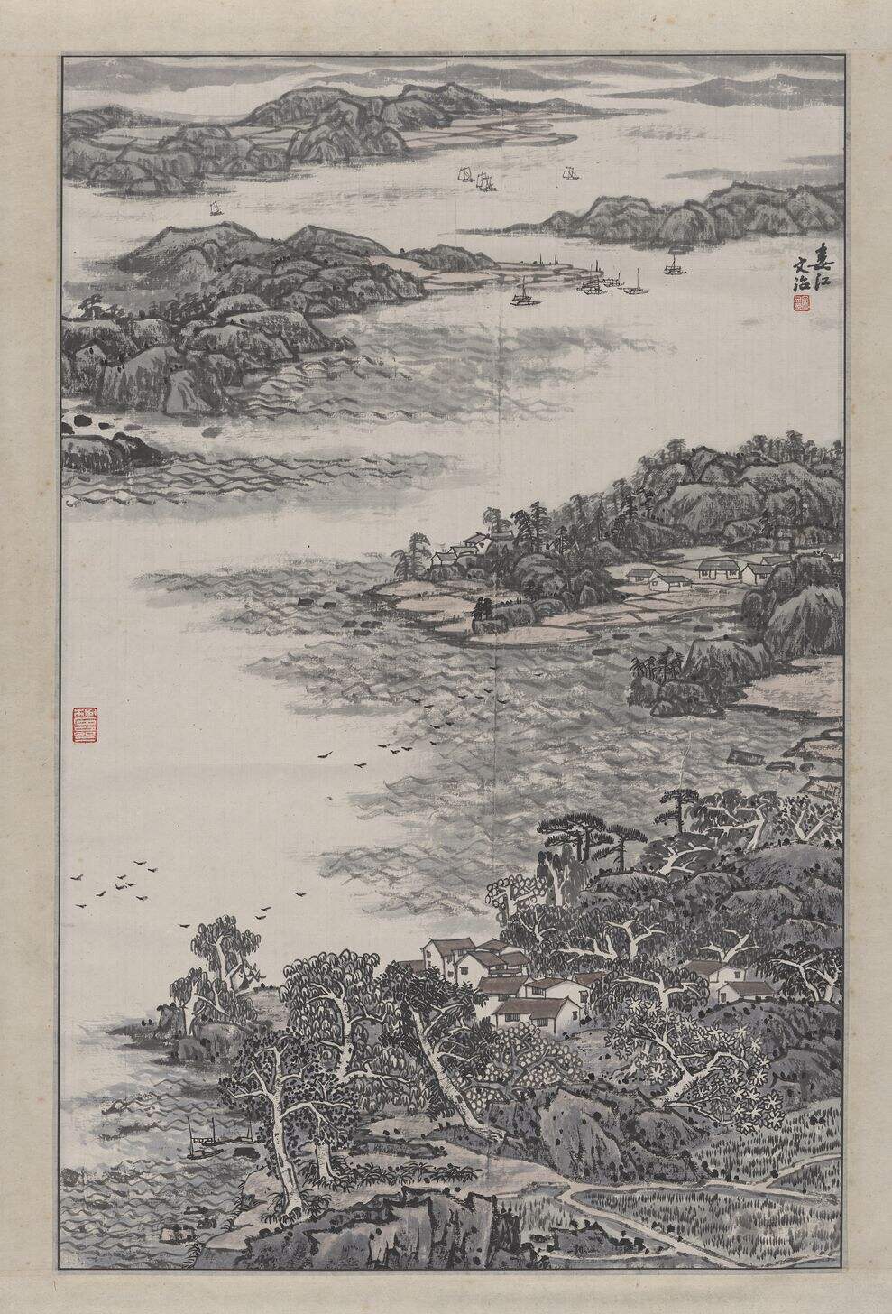 山水娄江图轴缩略图