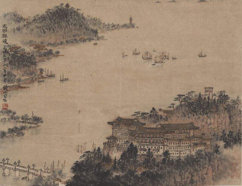 太湖胜景图轴缩略图