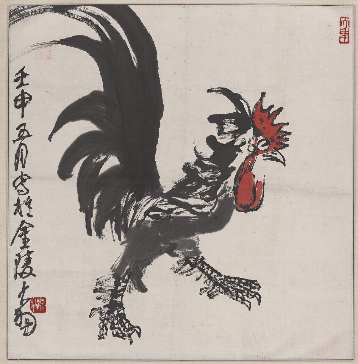 雄鸡图轴1缩略图