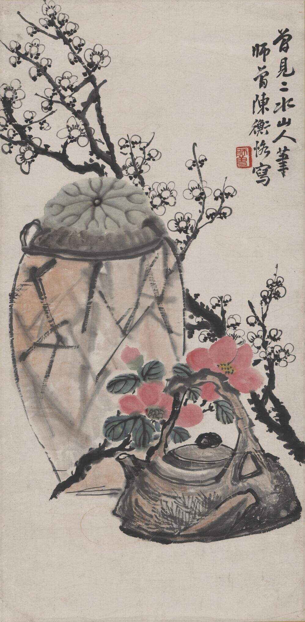 茶花梅花图缩略图