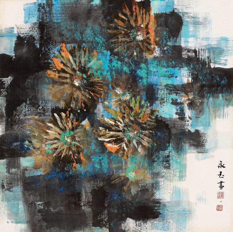 水墨菊花缩略图