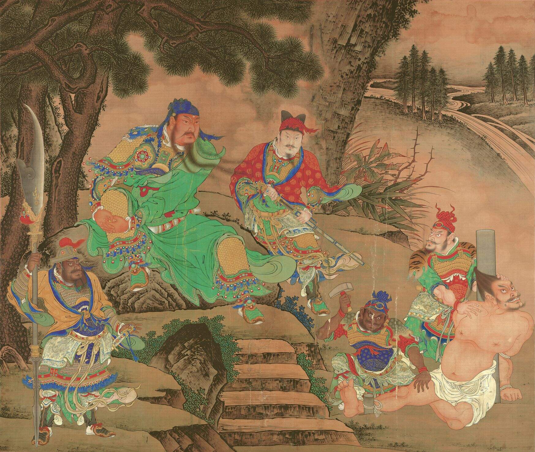 关羽擒将图缩略图