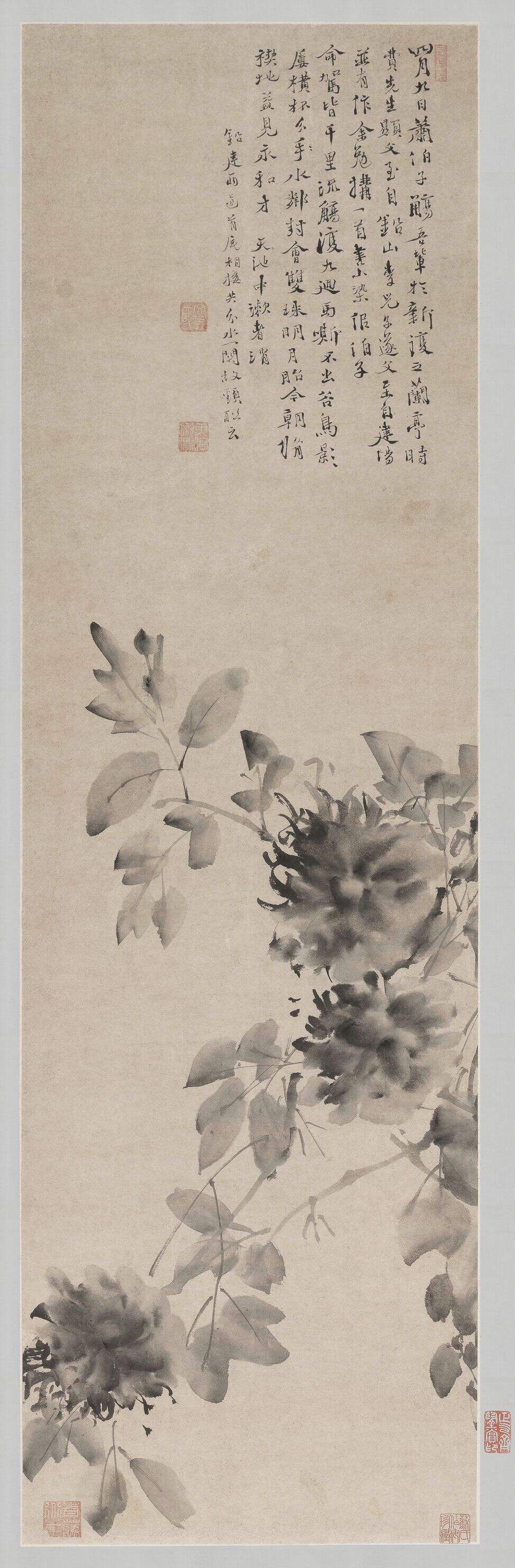 水墨牡丹图缩略图