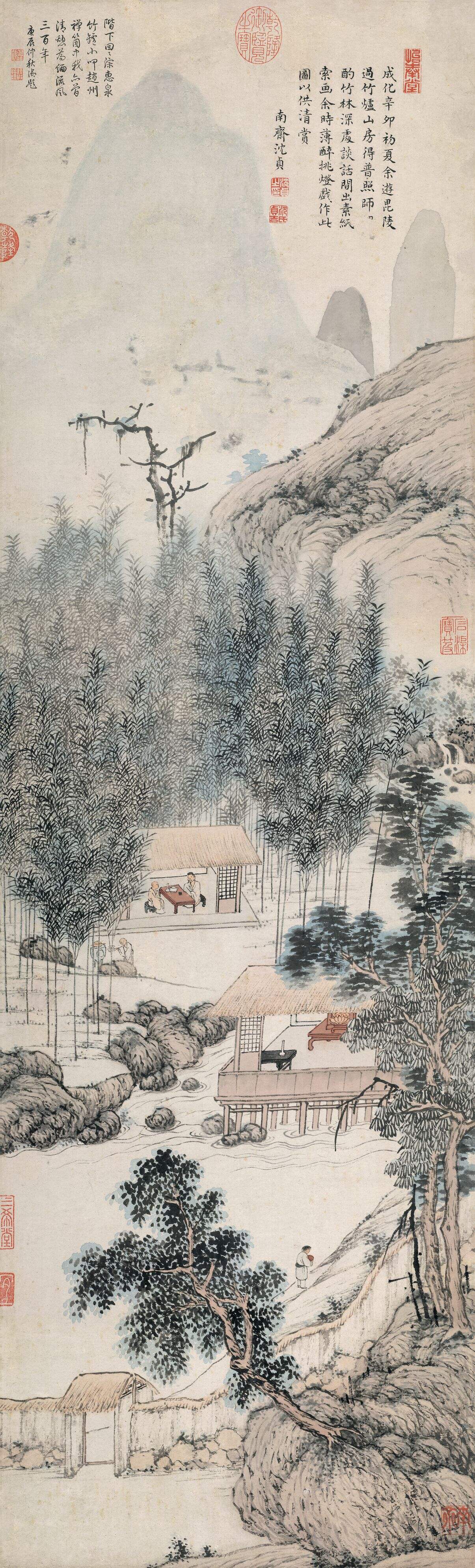 竹炉山房图轴缩略图