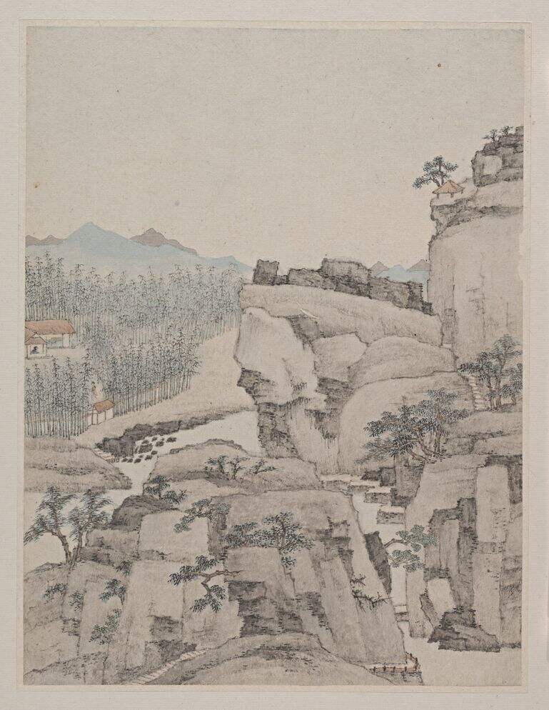 山水图轴缩略图