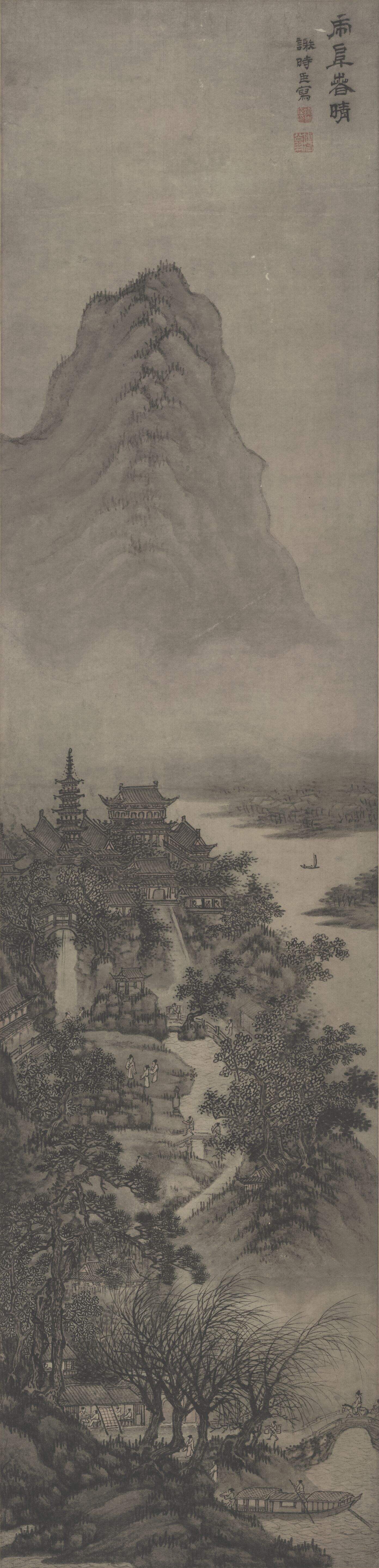 虎阜春晴图缩略图