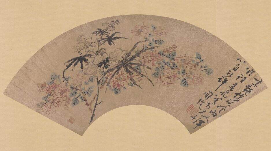 花卉扇面缩略图