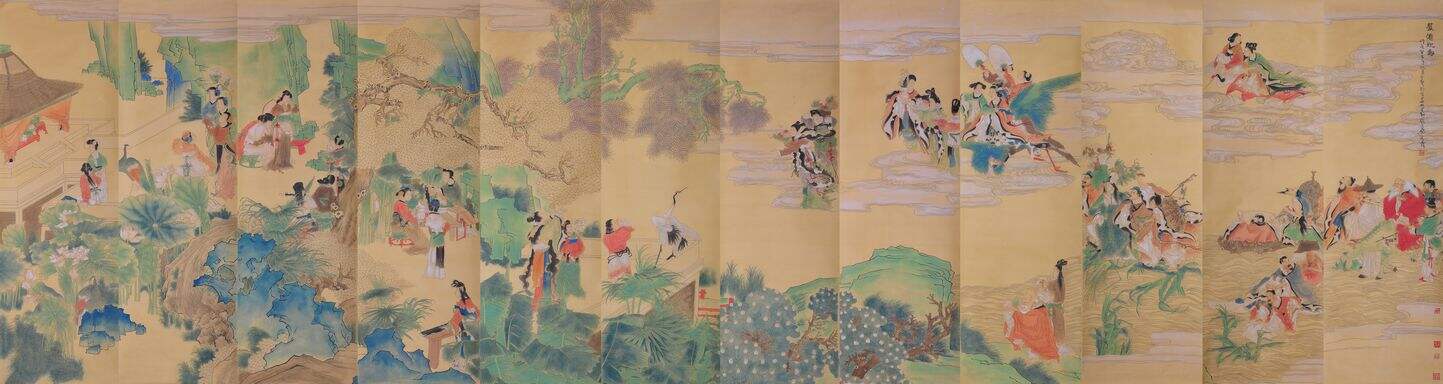 12屏群仙祝寿手卷全卷缩略图