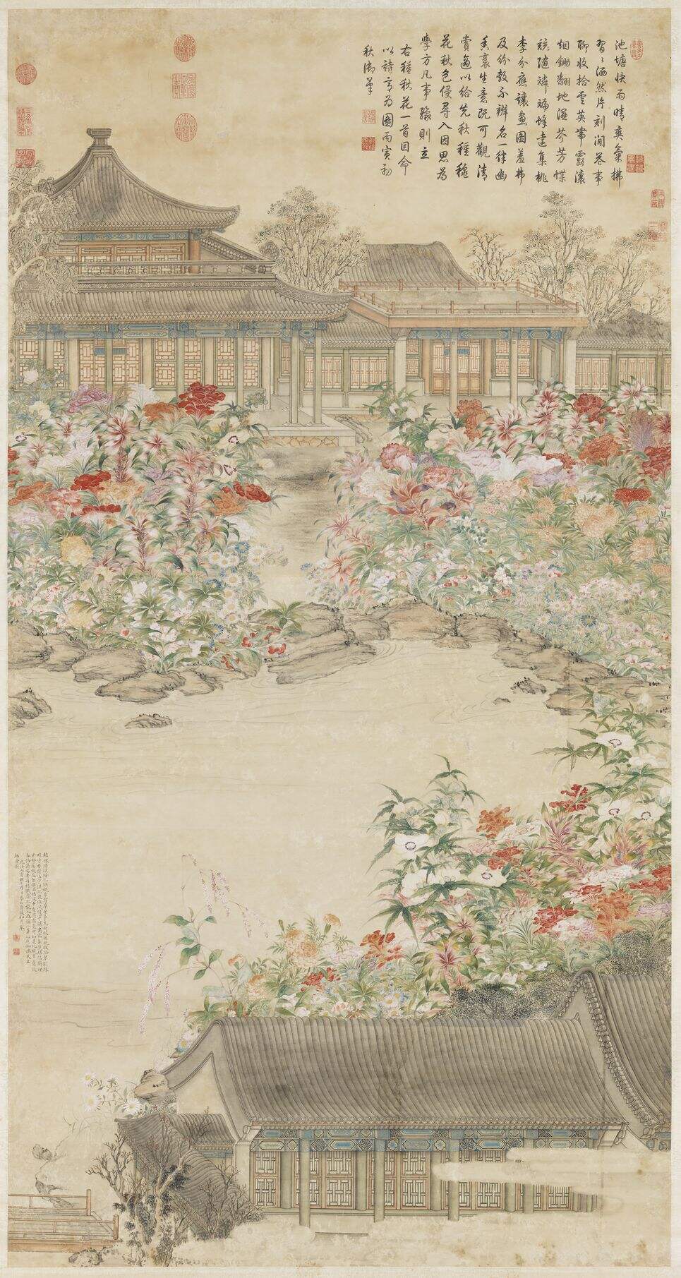 高宗御笔秋花诗轴缩略图