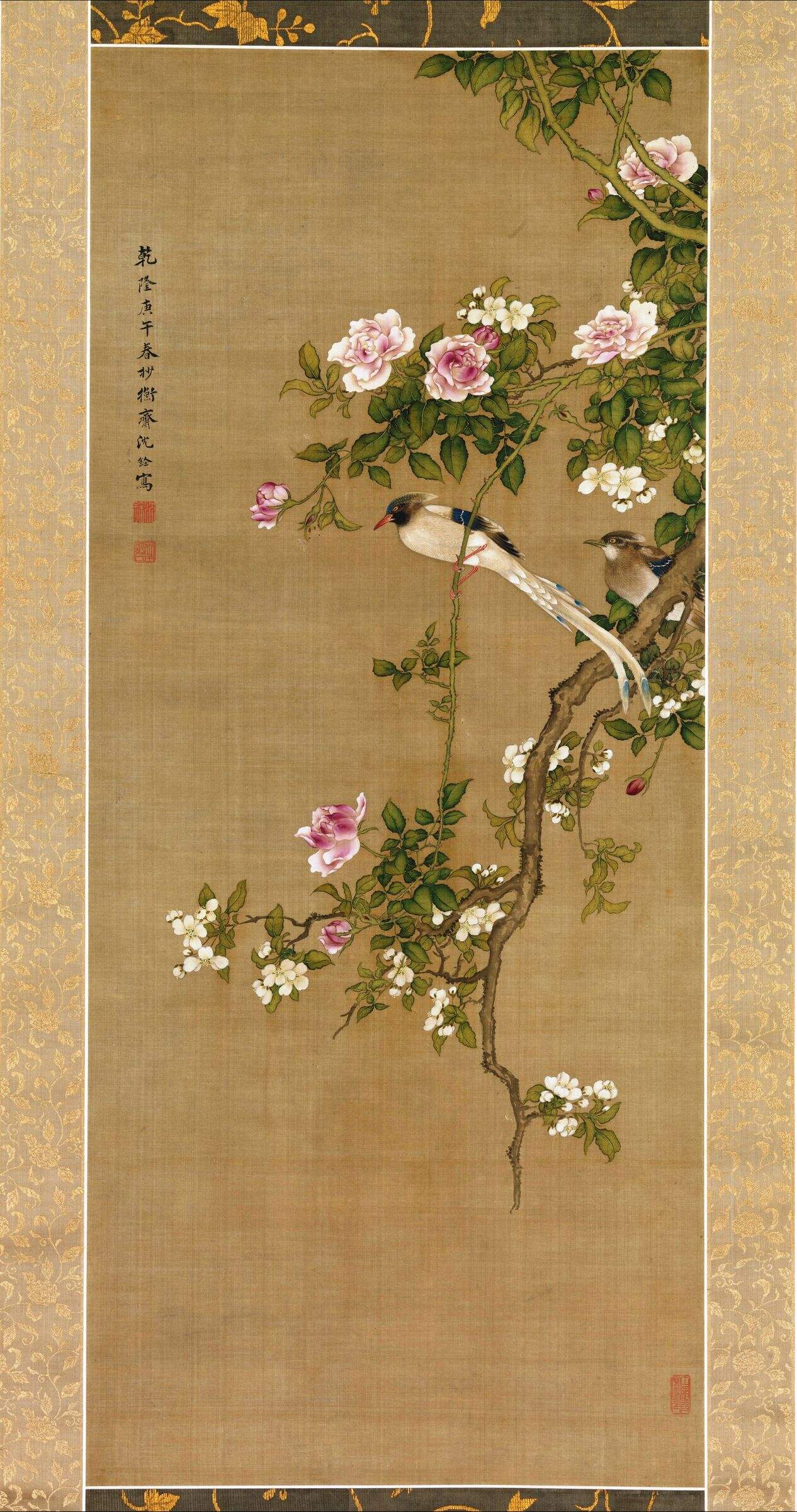 绶带迎春图缩略图