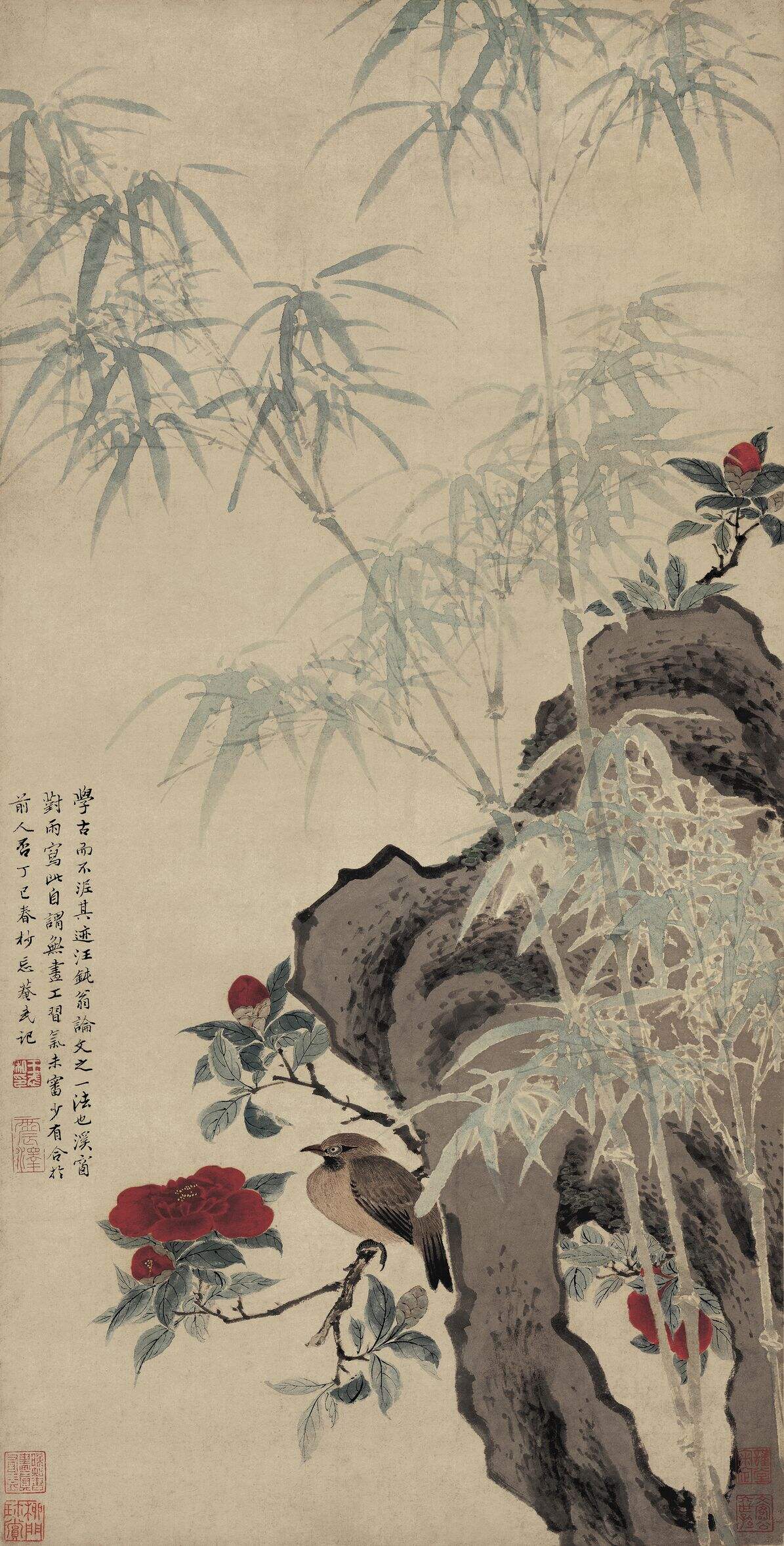 花竹栖禽图缩略图