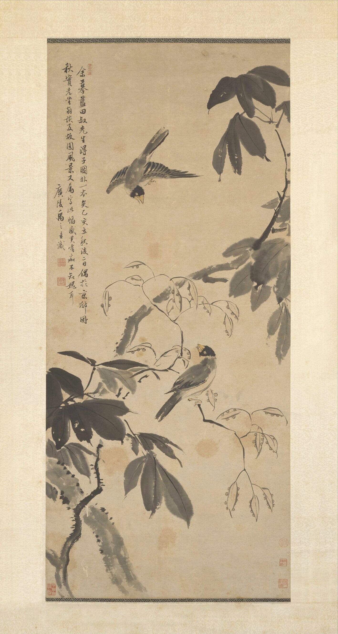 桐禽图缩略图