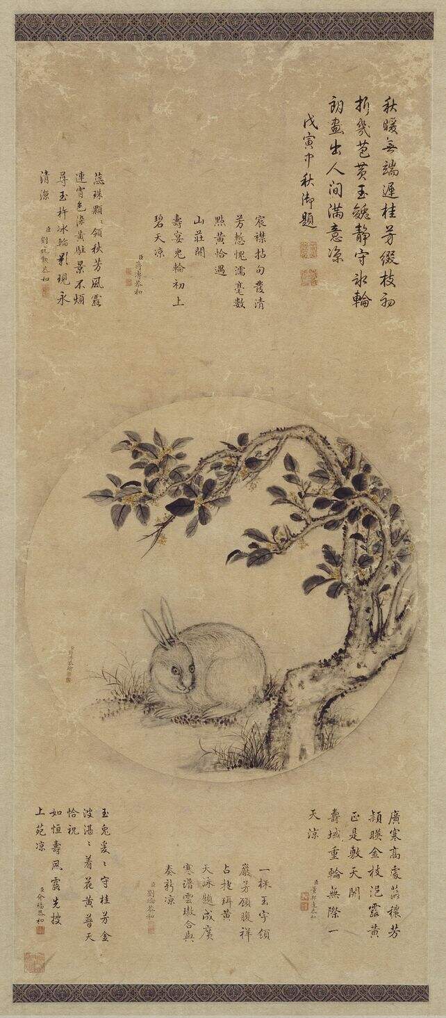 月中桂兔图缩略图