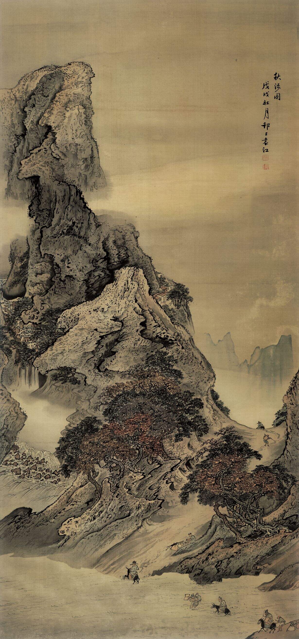 秋涉图缩略图