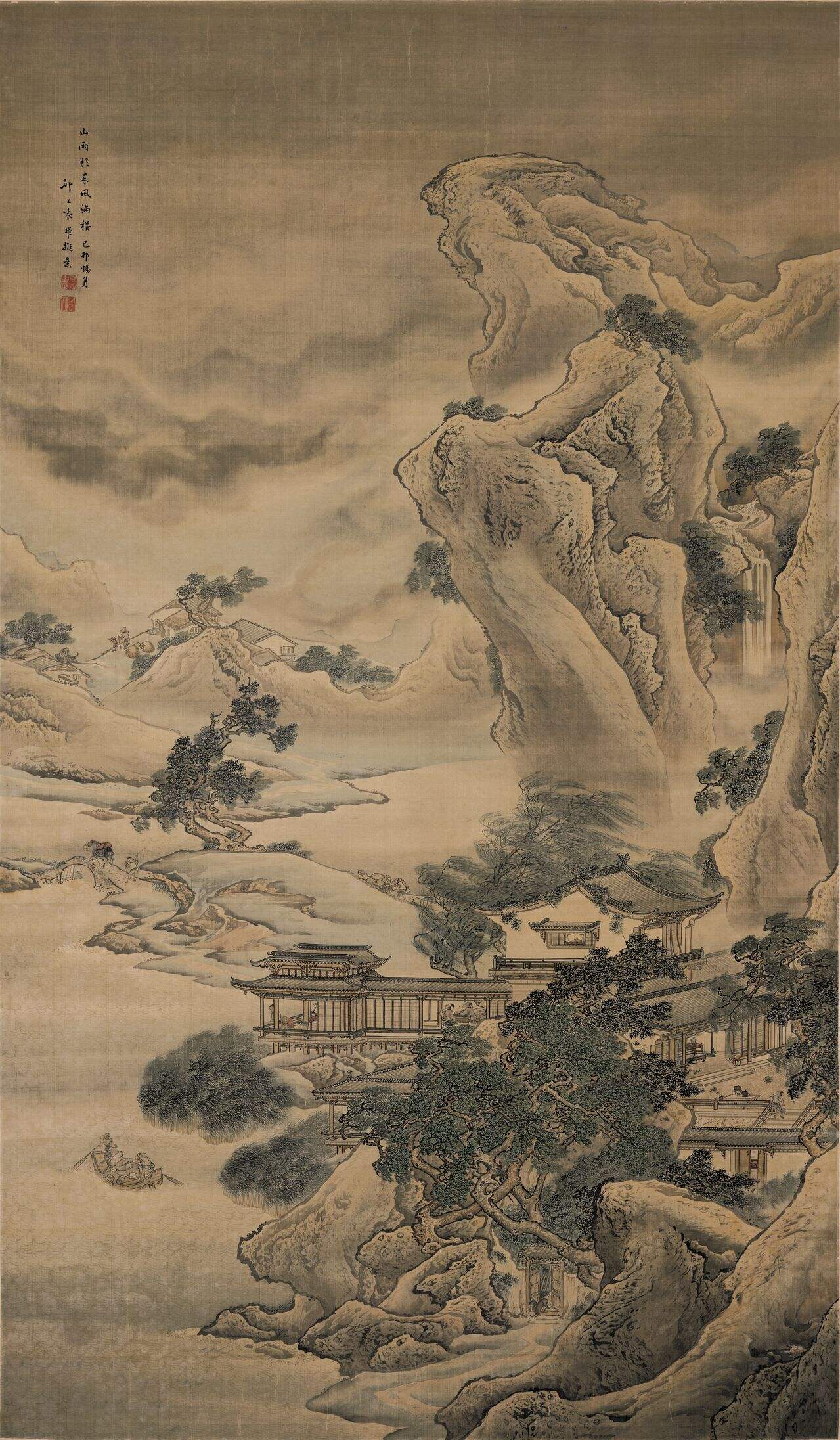 山水楼阁图缩略图