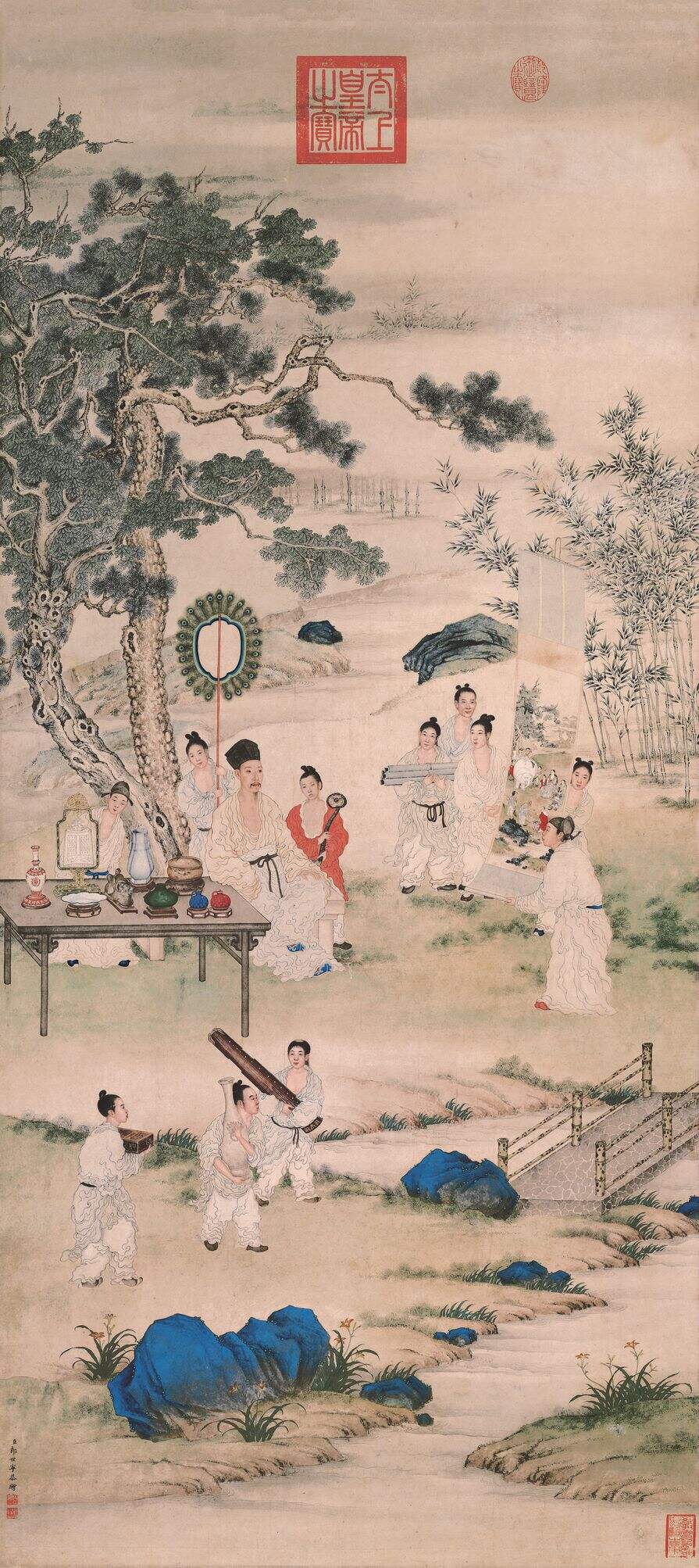 弘历观画图缩略图