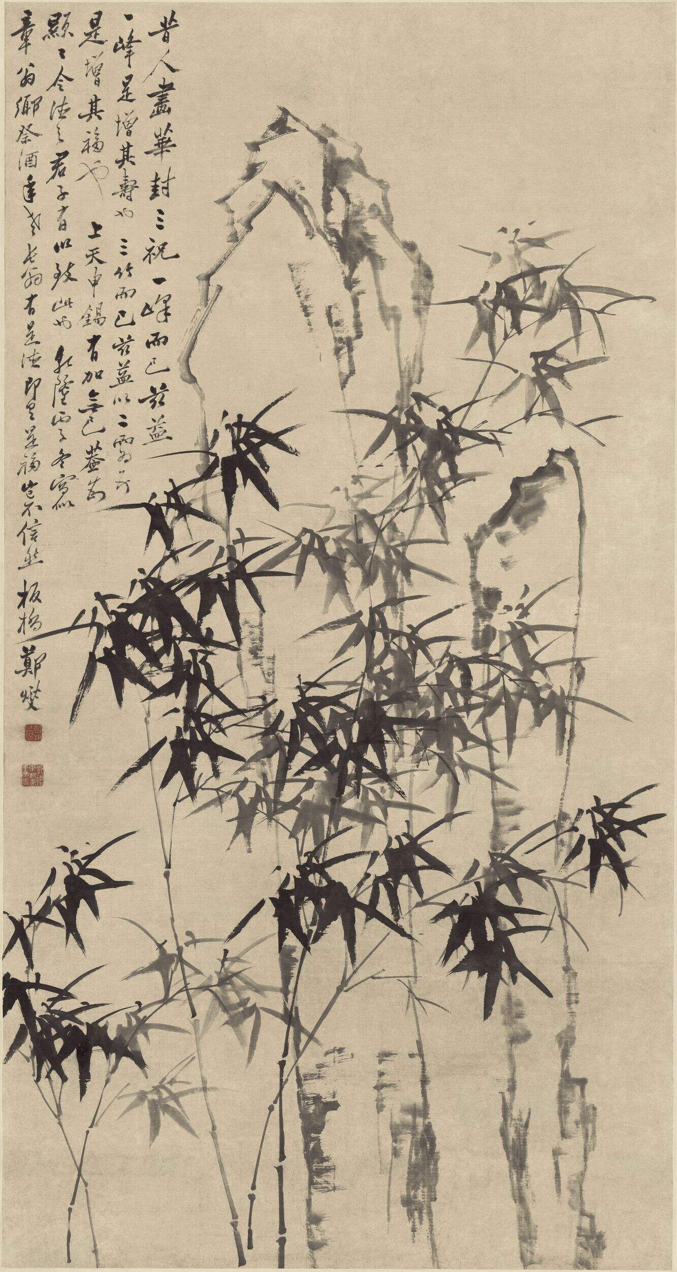 竹石图（华封三祝）缩略图