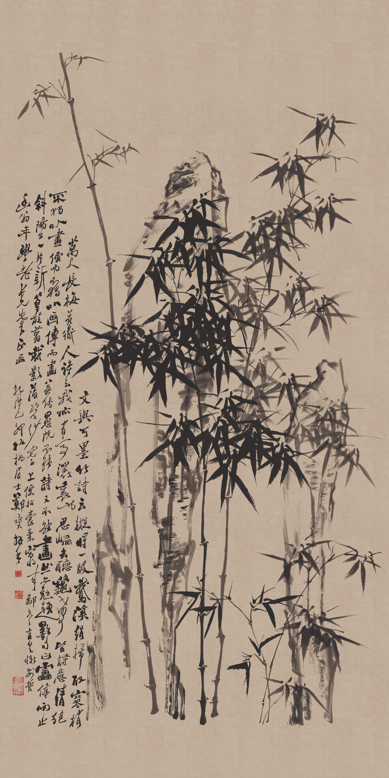 竹石图缩略图