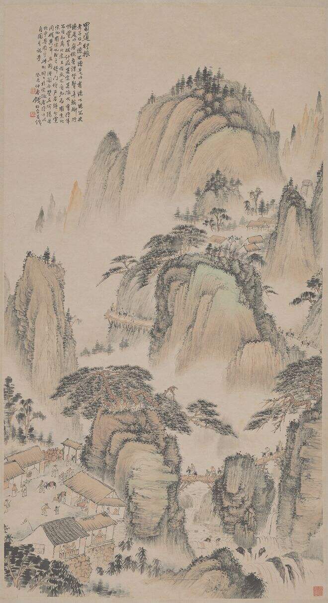 蜀道行旅图缩略图