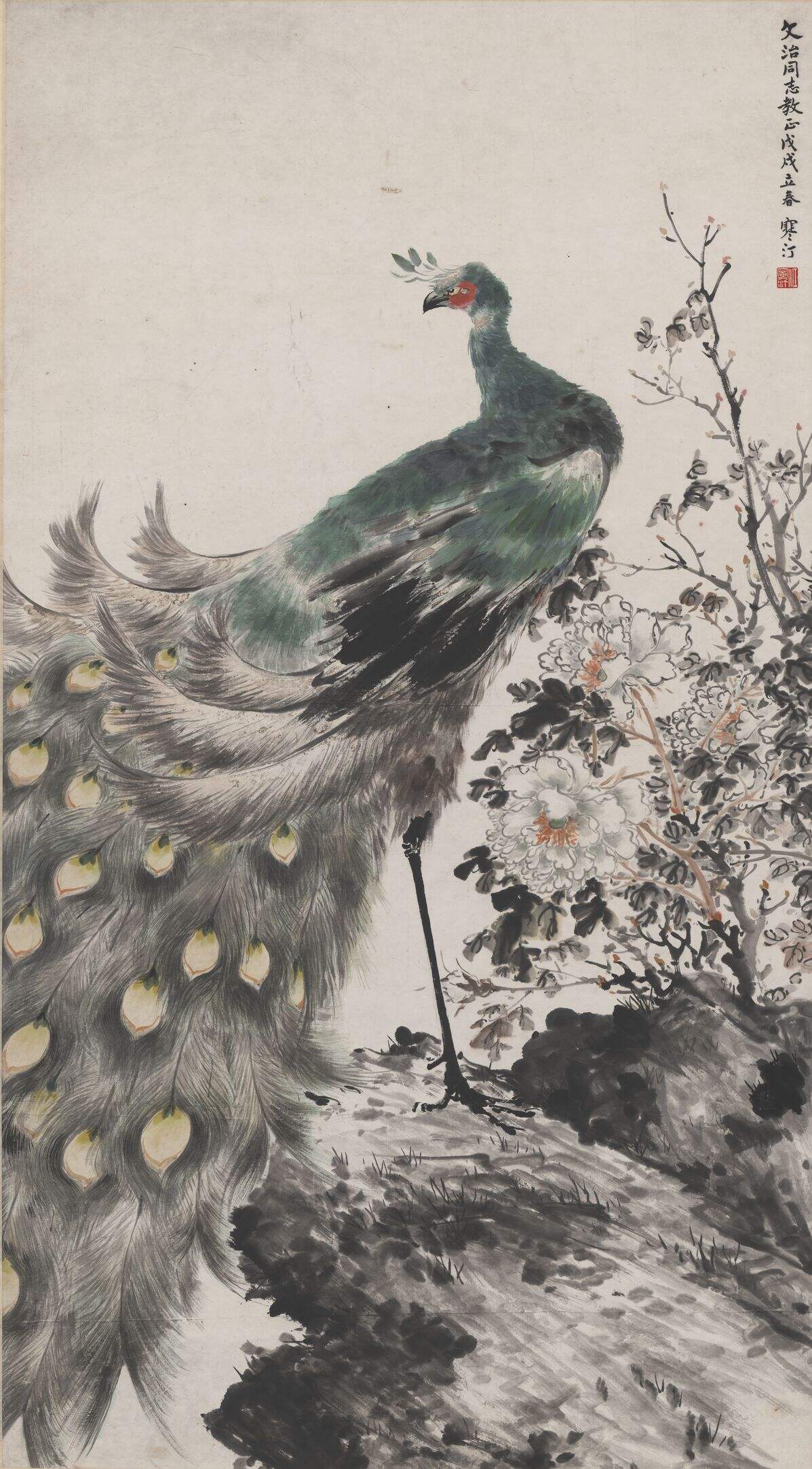 孔雀图轴缩略图