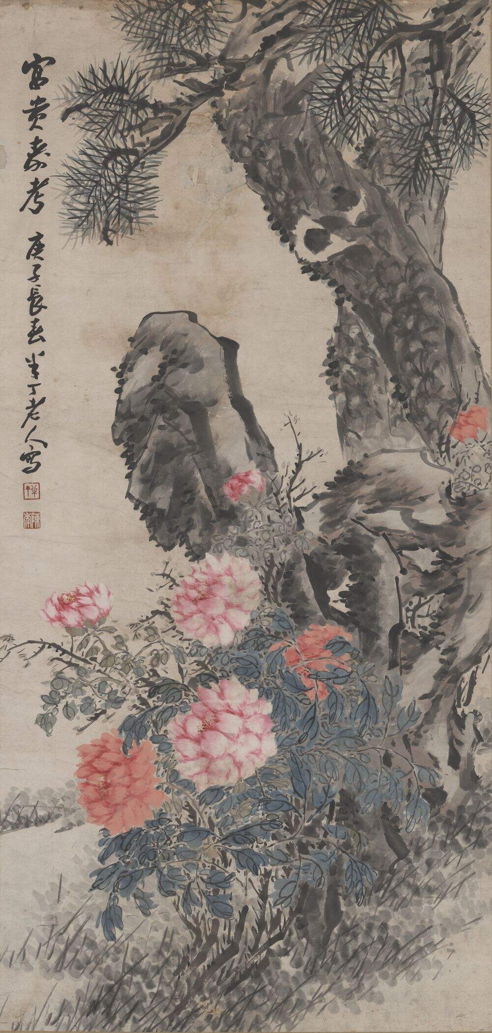 富贵寿考图轴缩略图