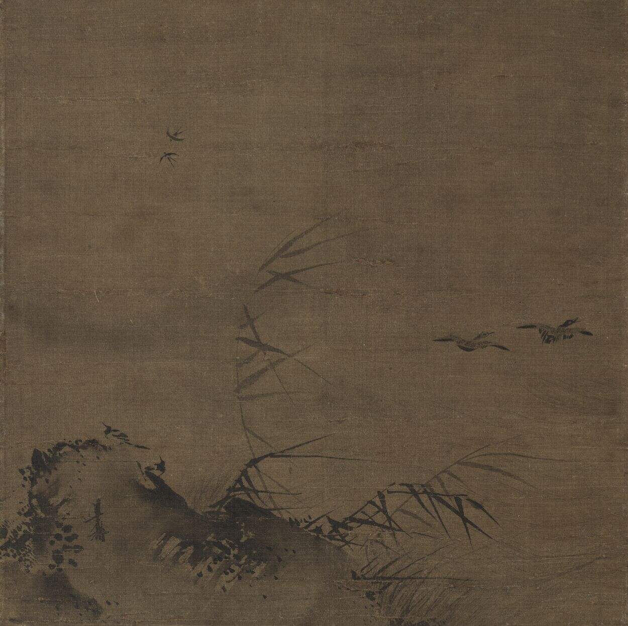 秋芦飞鹜图缩略图