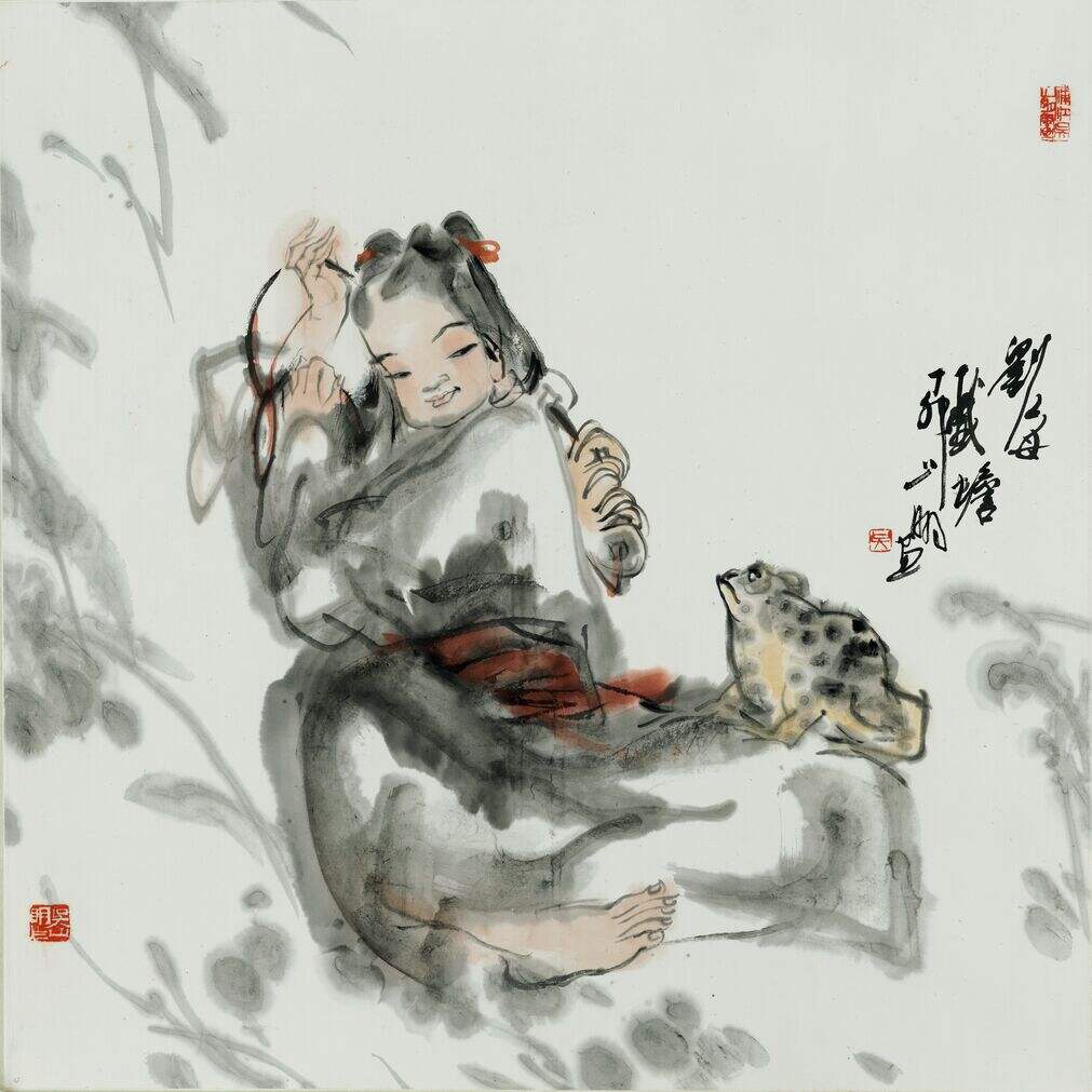 写意人物缩略图