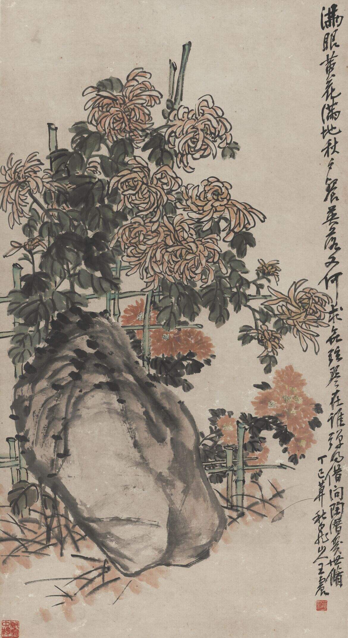 菊花图轴缩略图