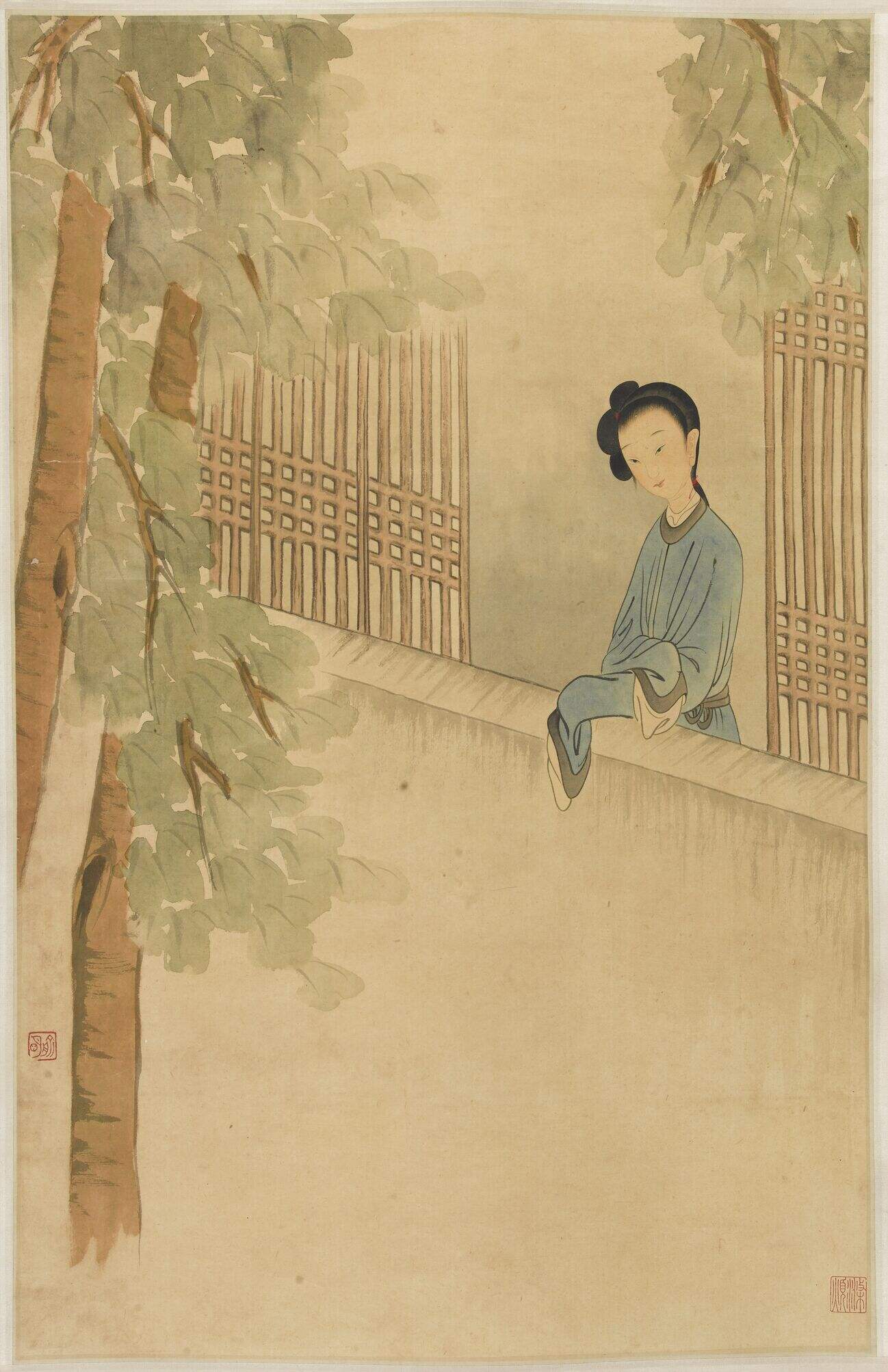 仕女图缩略图
