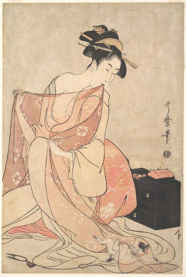 浮世绘-172#喜多川歌磨MH062缩略图