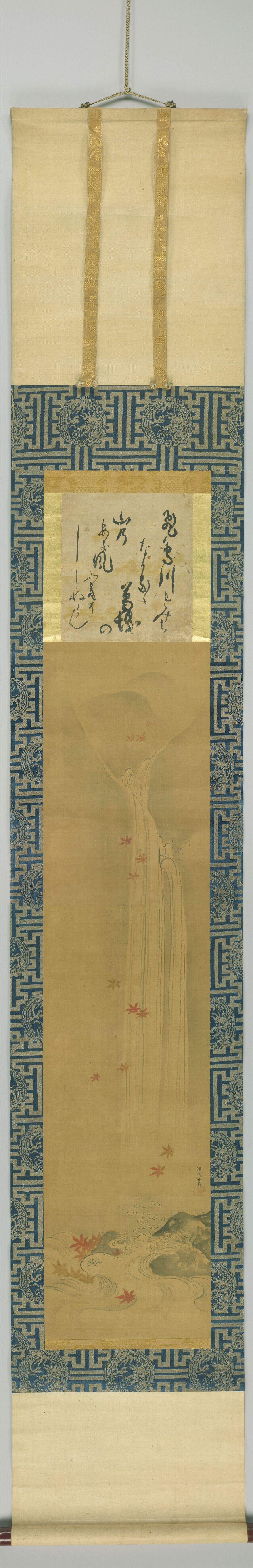 飞鸟川古歌图轴缩略图