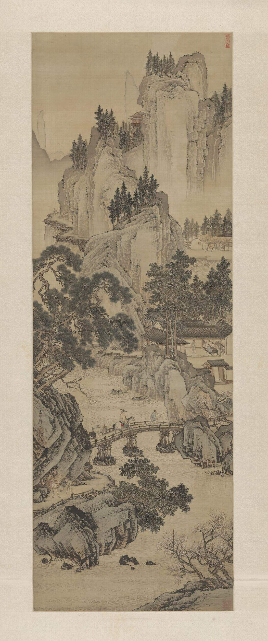 春山游骑图缩略图