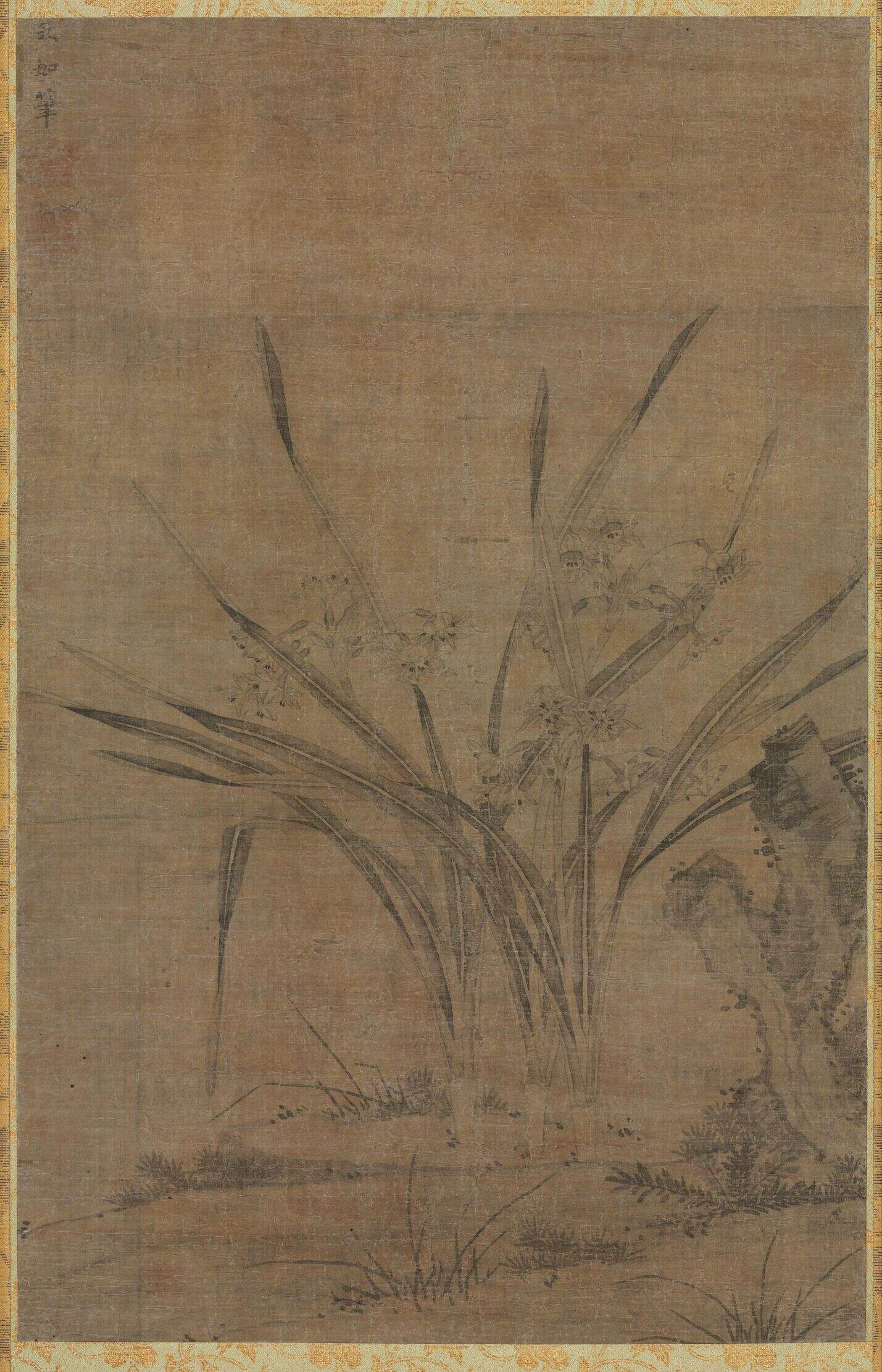 岩石水仙图轴缩略图