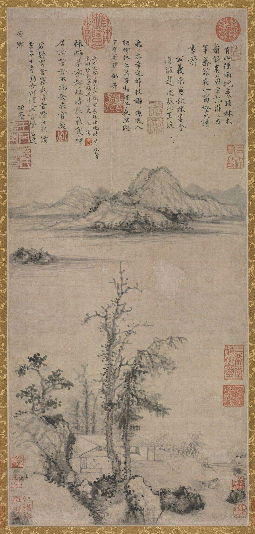 秋林书舍图缩略图