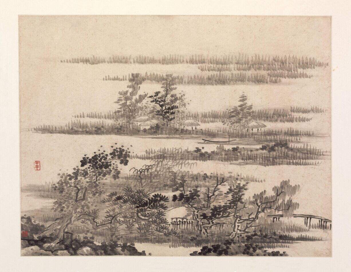 夏景山水图缩略图