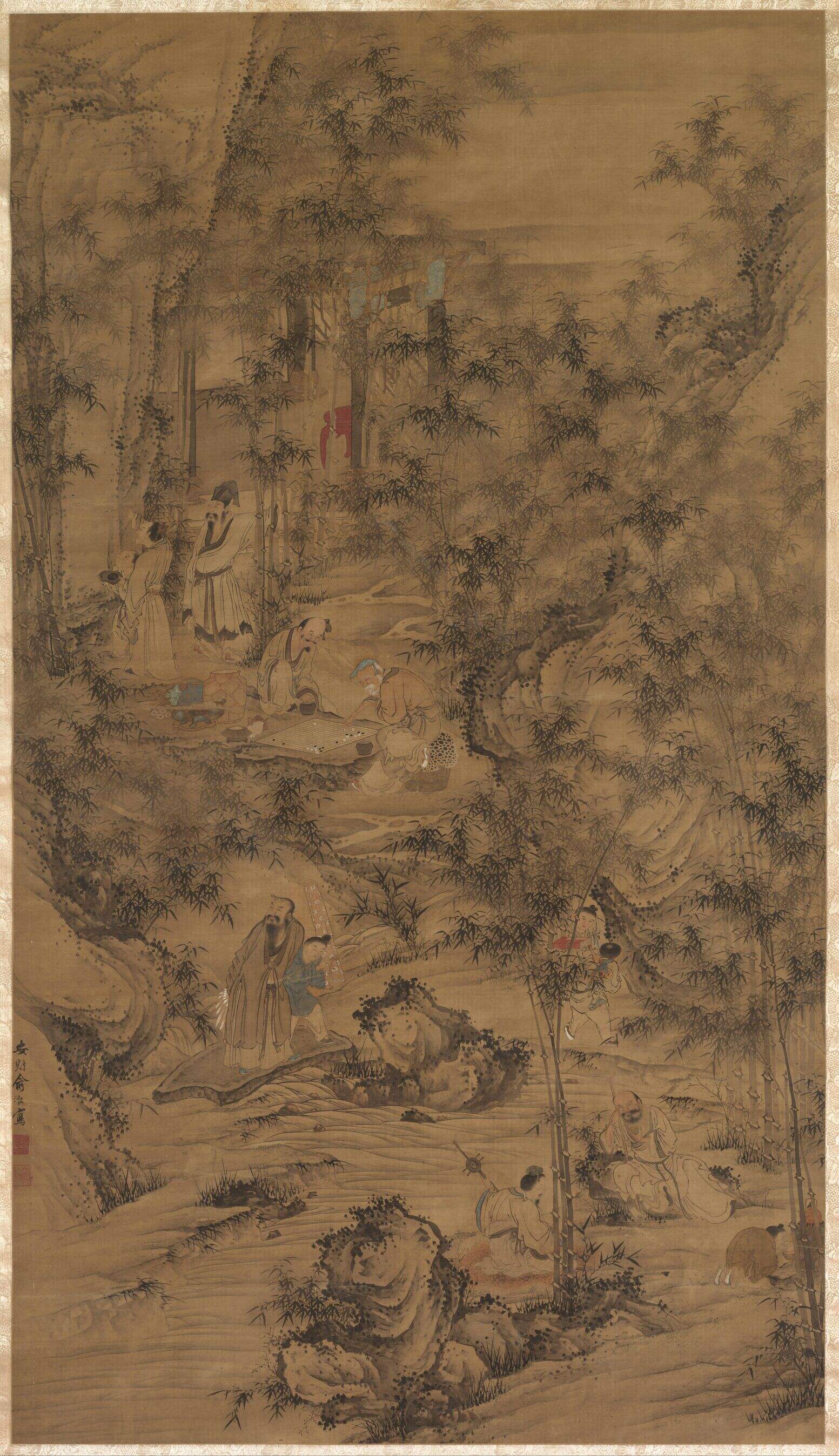 竹林七贤图缩略图