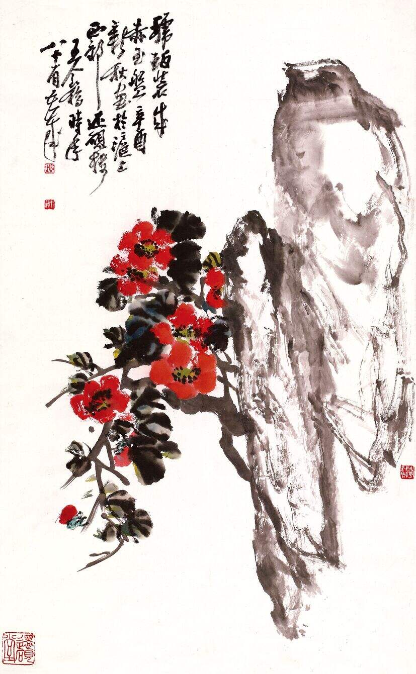 红花图立轴缩略图