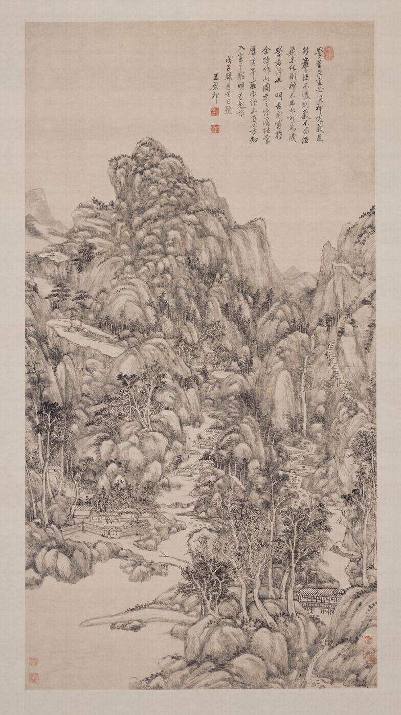 神完气足图轴缩略图