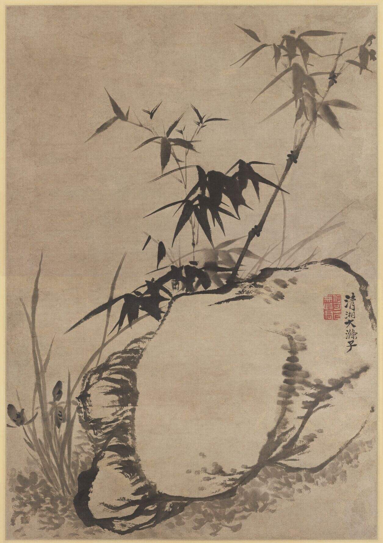 竹石真迹图缩略图