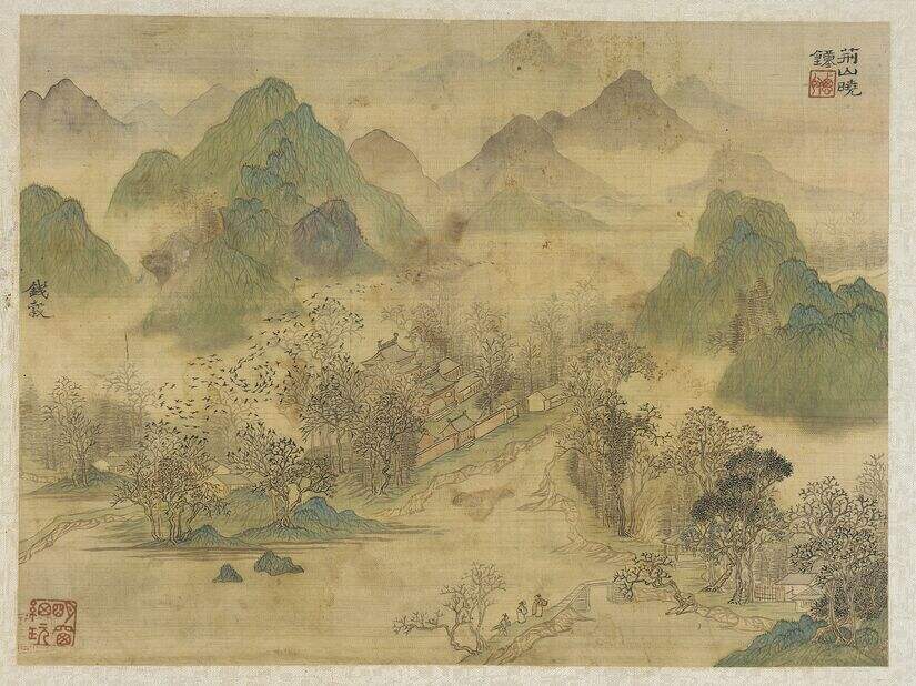 荆山晓钟图缩略图