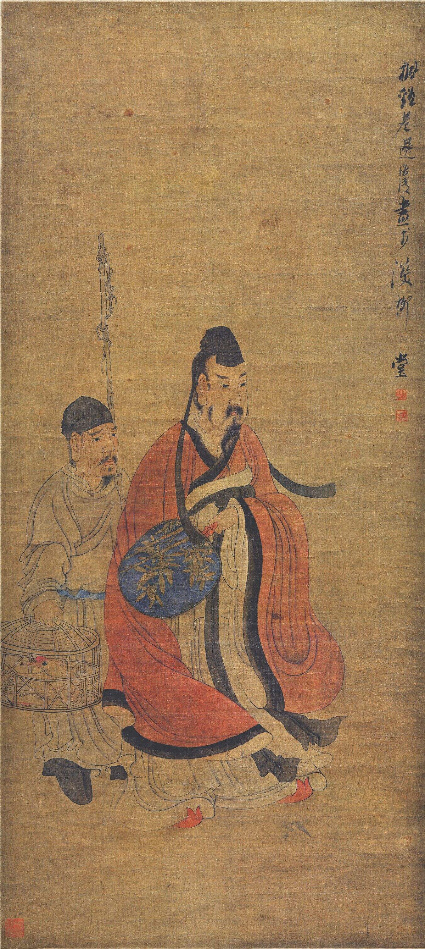 羲之笼鹅图缩略图
