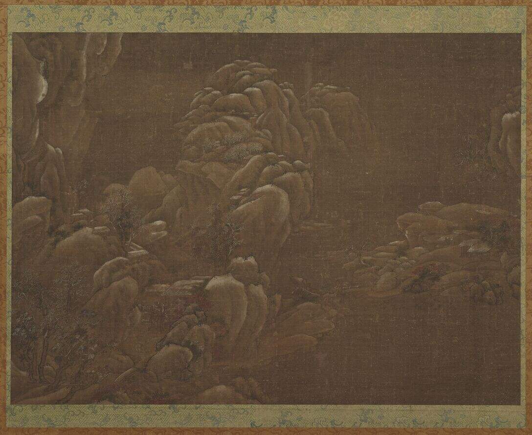 冬雪山景图缩略图