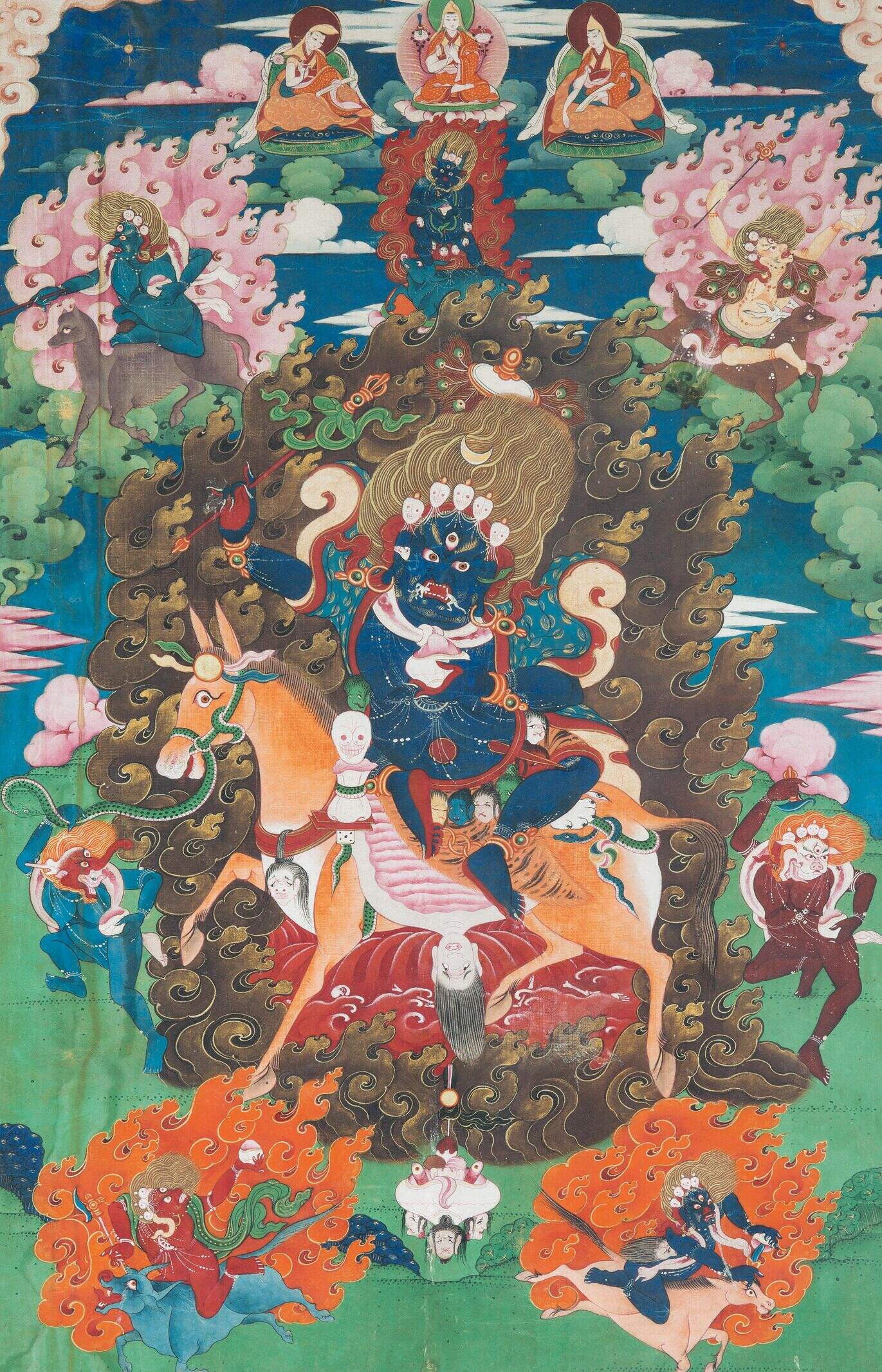 佛画 唐卡吉祥天母缩略图