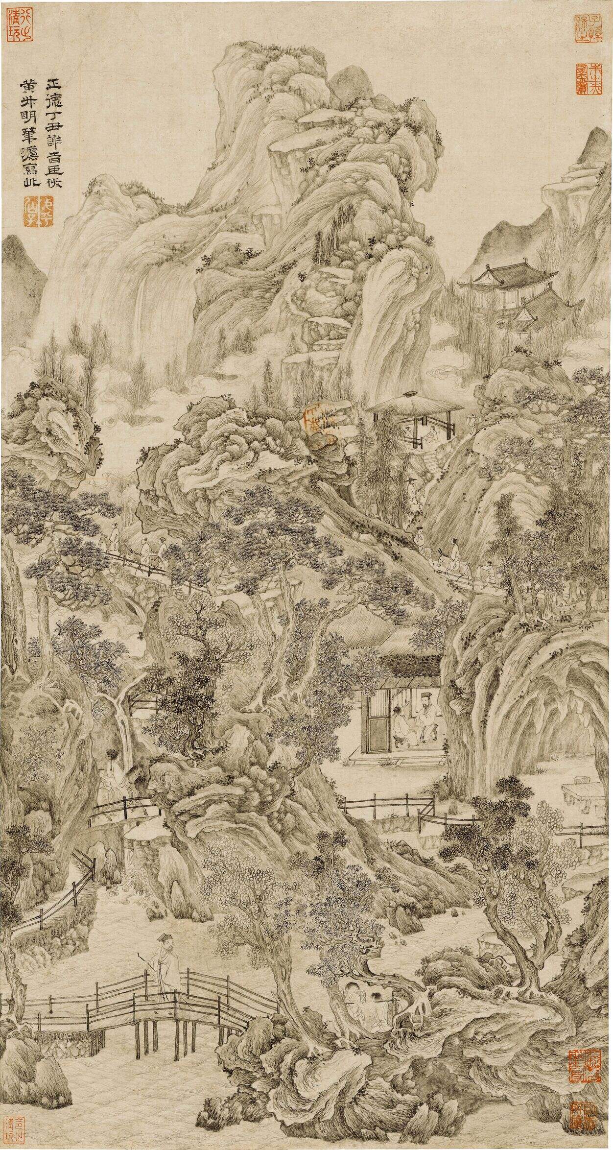 山水图轴缩略图
