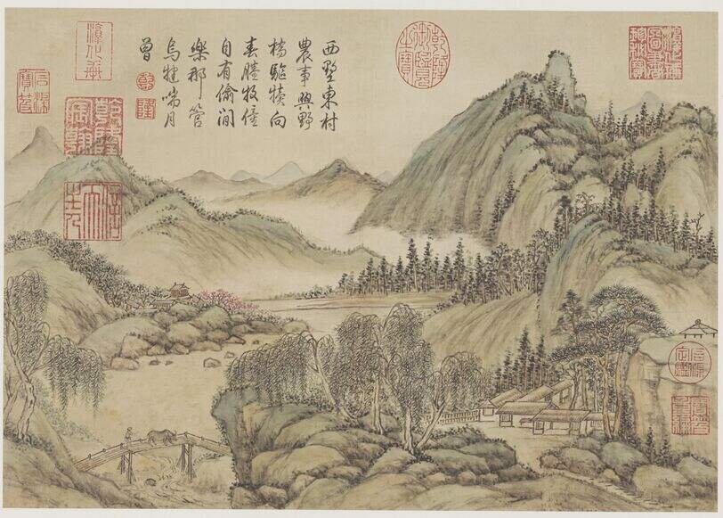 山水西墅东村图页缩略图