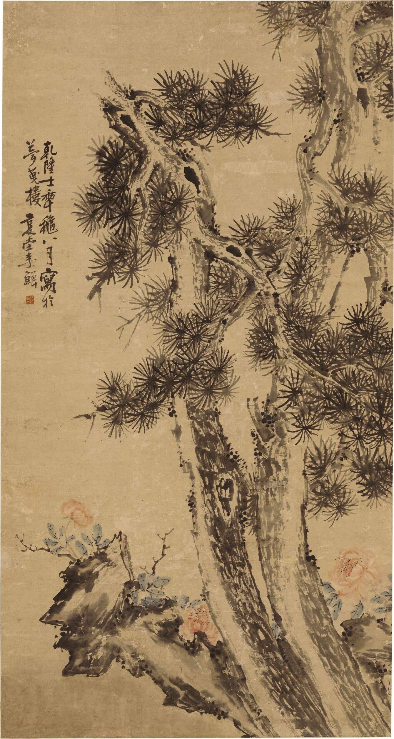 松石牡丹图缩略图