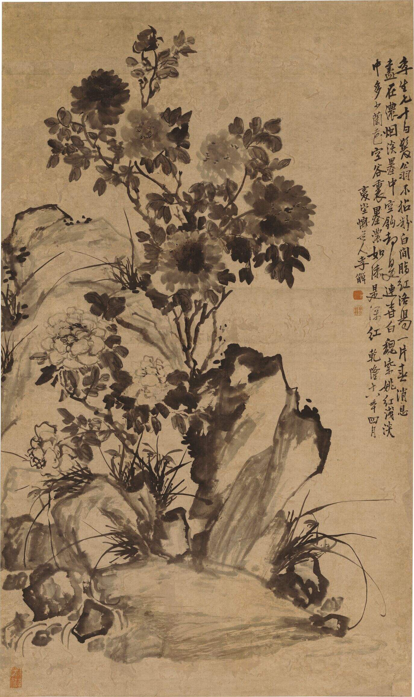 魏紫姚黄图立轴缩略图
